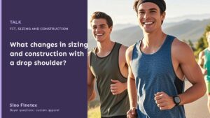 Drop shoulder construction and sizing